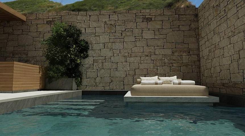 Bungalow für 3 Personen, mit Whirlpool und Pool sowie Garten auf Zakynthos - 2