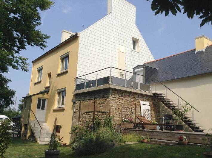 Chambre d’hôte pour 4 personnes, avec Terrasse ainsi que Jardin et Vue