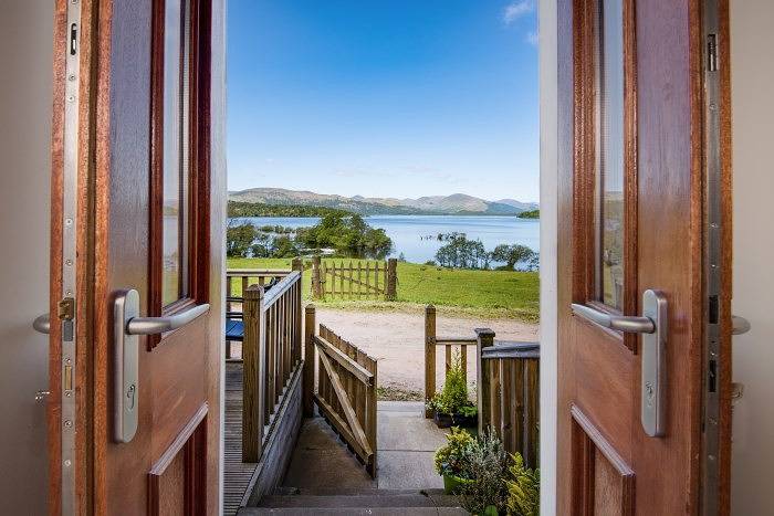 Casa rural para 6 personas con jardín in Lago Lomond, West Dunbartonshire