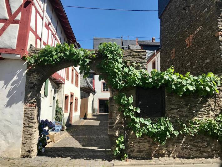 Ferienhaus für 9 Personen, mit Balkon und Terrasse sowie Ausblick in Lieser
