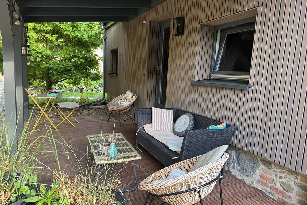 Ganze Wohnung, Gemütliche Wohnung für 2 Leute mit W-Lan und Terrasse in Beeskow, Region Oder - Spree