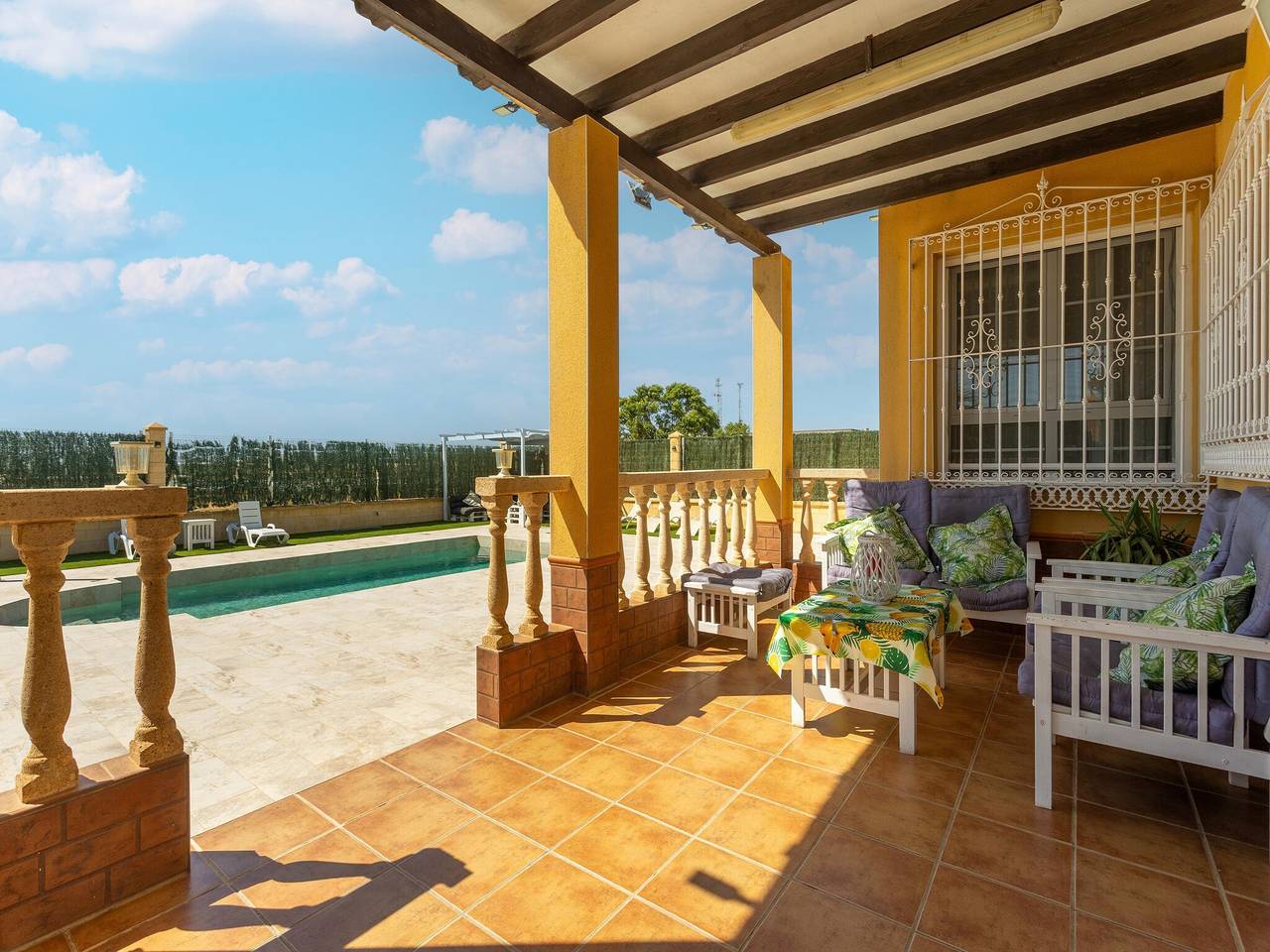 Ferienhaus mit Pool in Venta del Pobre, Níjar
