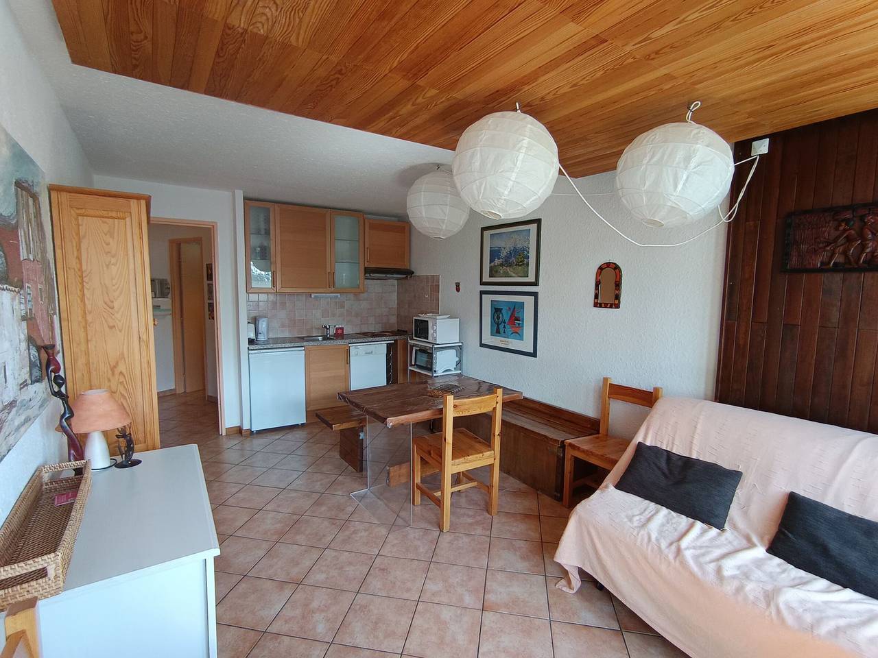 Appartement entier, Appartement confort, proche pistes et commerces, animaux acceptés in Montgenèvre, Région de Briançon