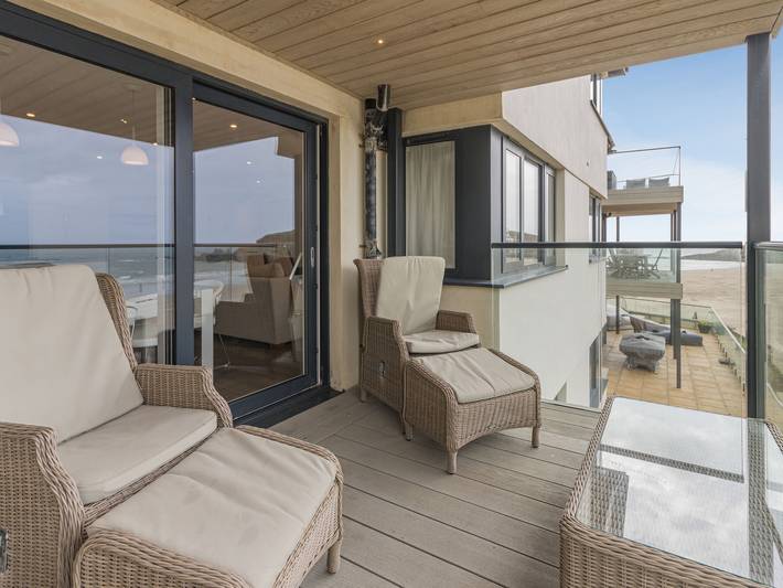 Apartamento entero, Apartamento de vacaciones para 4 personas con balcón in Bigbury-on-Sea, Bigbury
