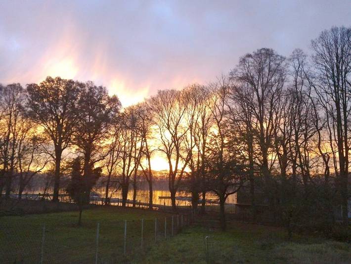 Ferienhaus für 4 Personen, mit Terrasse und Seeblick sowie Ausblick und Garten an der Müritz