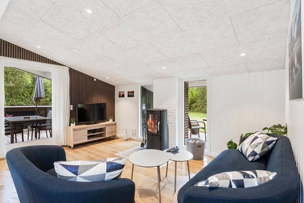 5-Personen-Ferienhaus in Bjerregård - 2 Hunde willkommen in Bjerregård, Holmsland Klit
