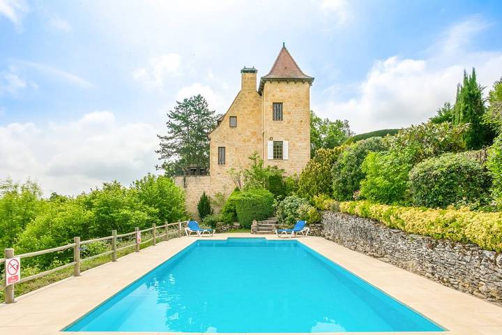 Location de vacances pour 8 personnes, avec jardin et terrasse à Castelnaud-la-Chapelle - 2