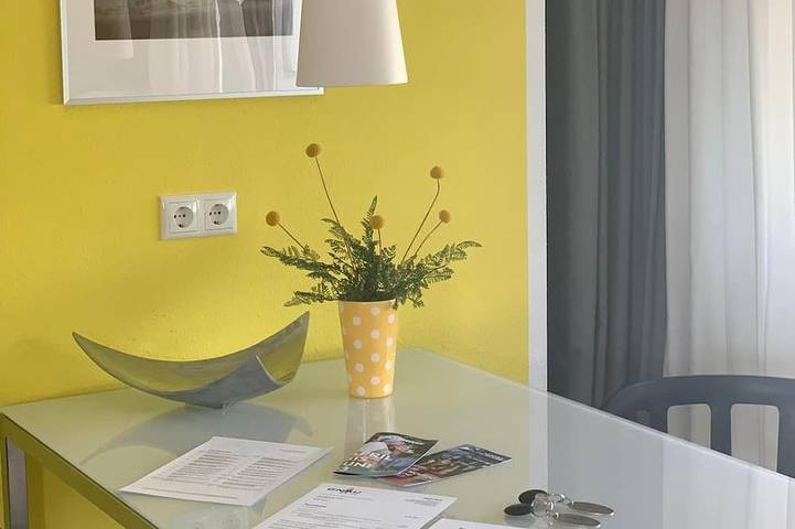Ferienwohnung für 2 Personen, mit Balkon, mit Haustier