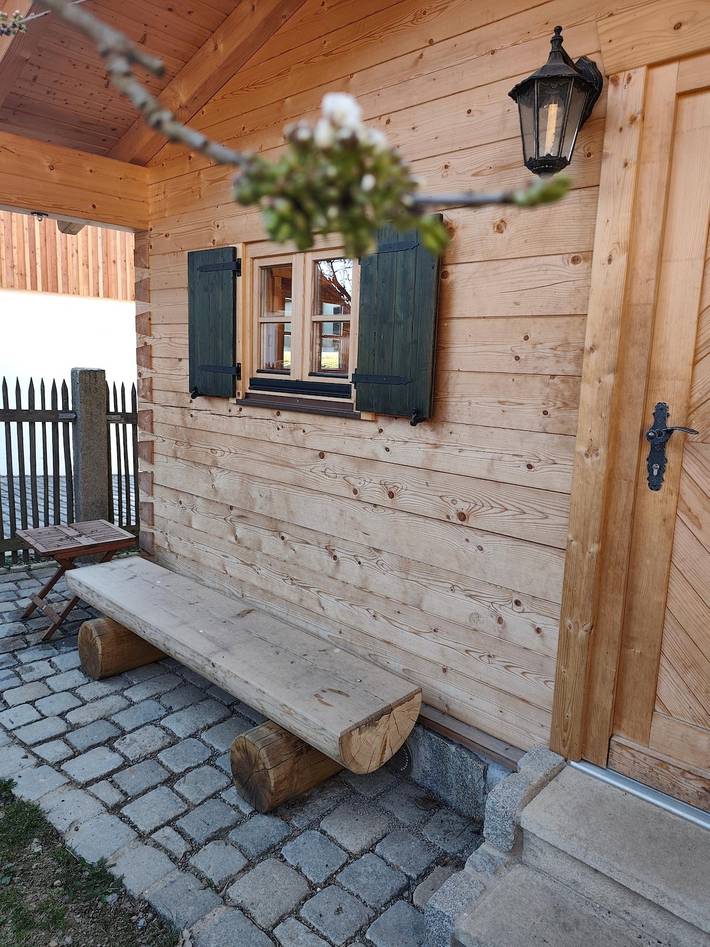 Hütte für 2 Personen, mit Balkon/Terrasse und Balkon sowie Terrasse und Garten in der Oberpfalz - 4
