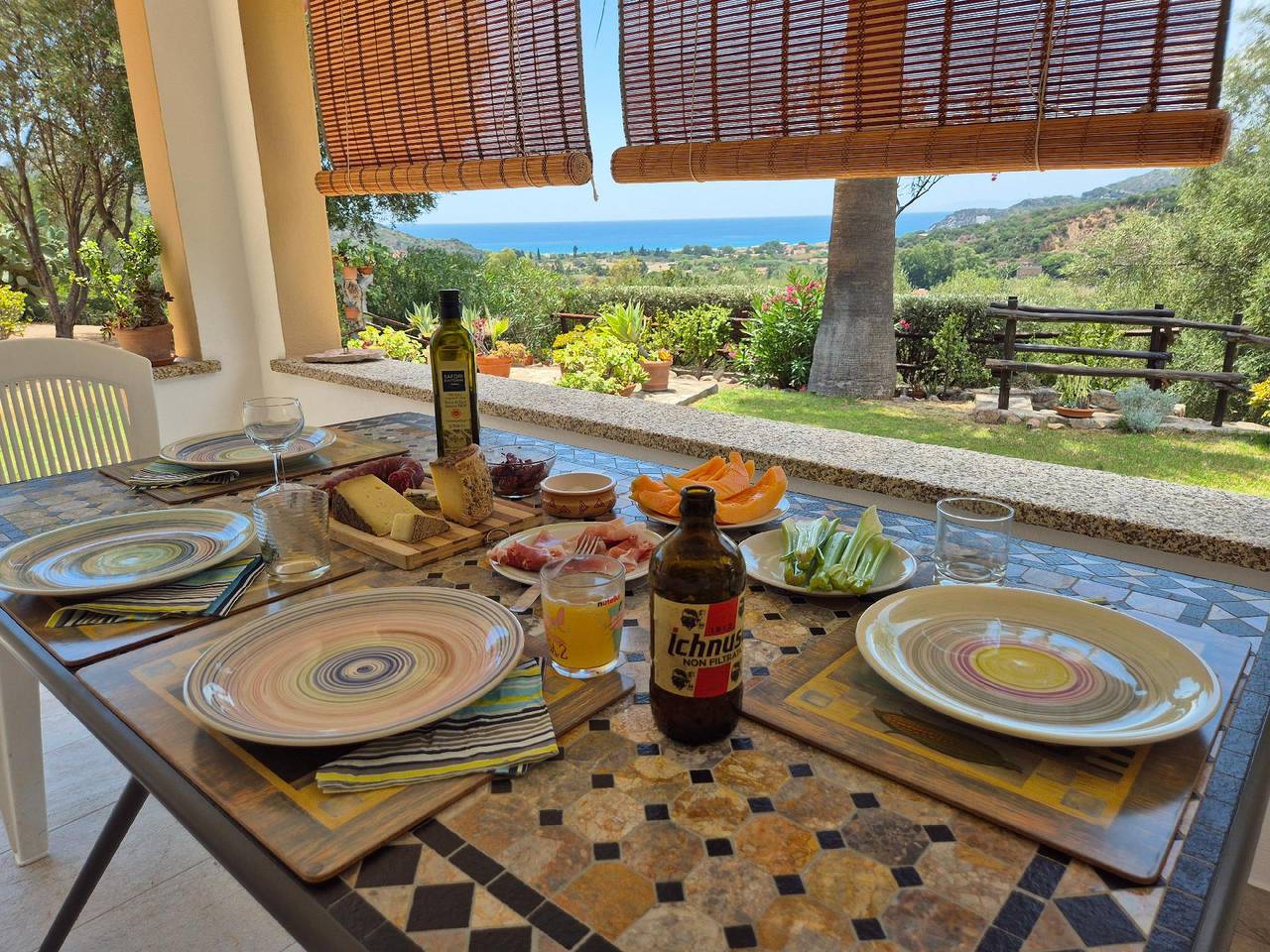 Cosy holiday home with great sea views in Solanas, Comune di Sìnnia