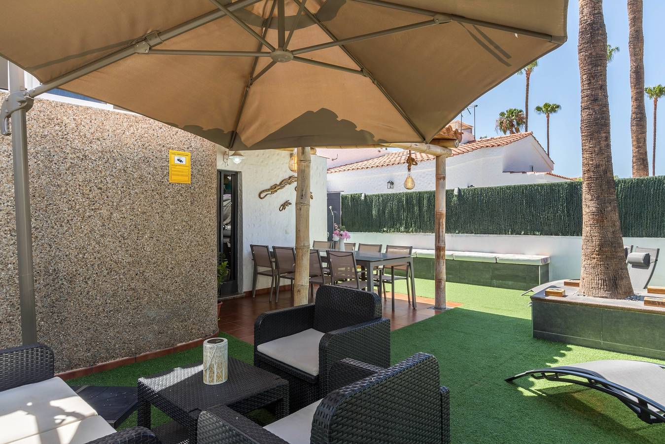 Casa de vacaciones Ca Martina Sonora Golf con piscina, jardín y Wi-Fi in Campo Internacional, San Bartolomé de Tirajana
