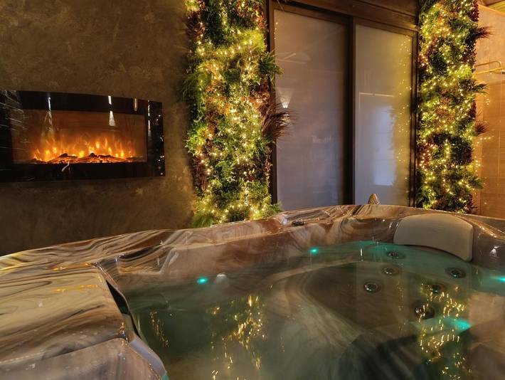 Appartement de vacances pour 6 personnes, avec jardin et jacuzzi