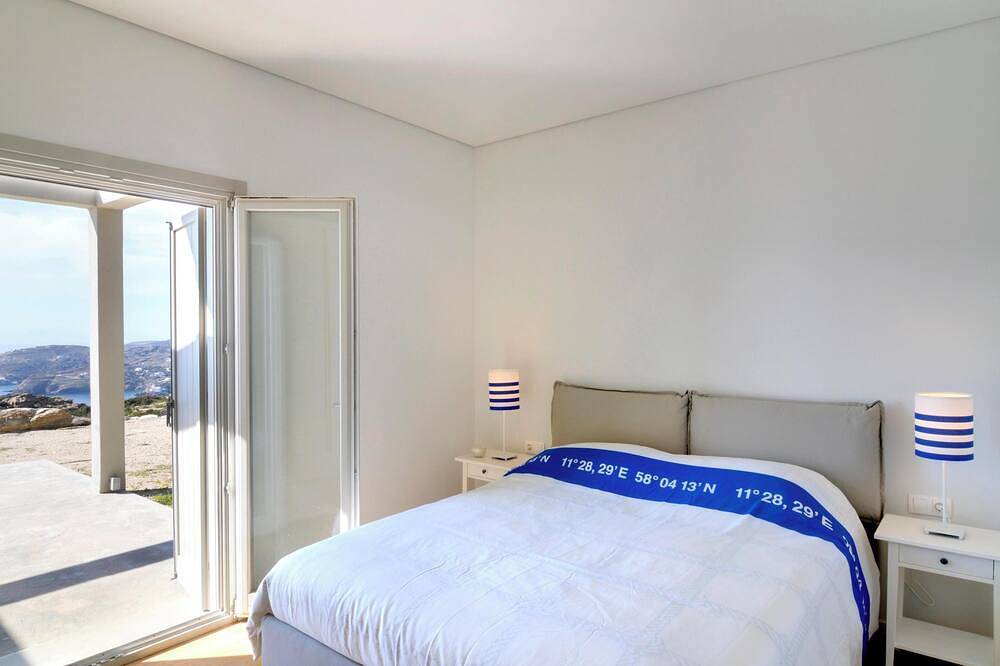 Stone Villa with Panoramic Sea Views over Mylopotas, Ios in Ios