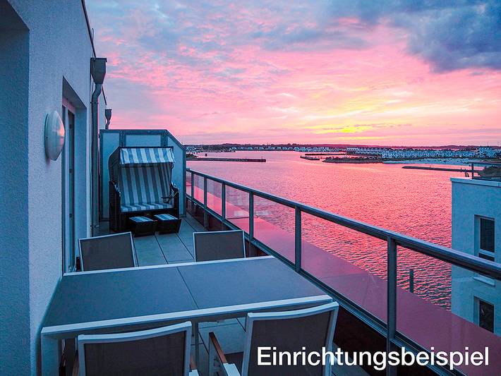 Ferienwohnung für 6 Personen, mit Balkon und Terrasse sowie Sauna in Kappeln