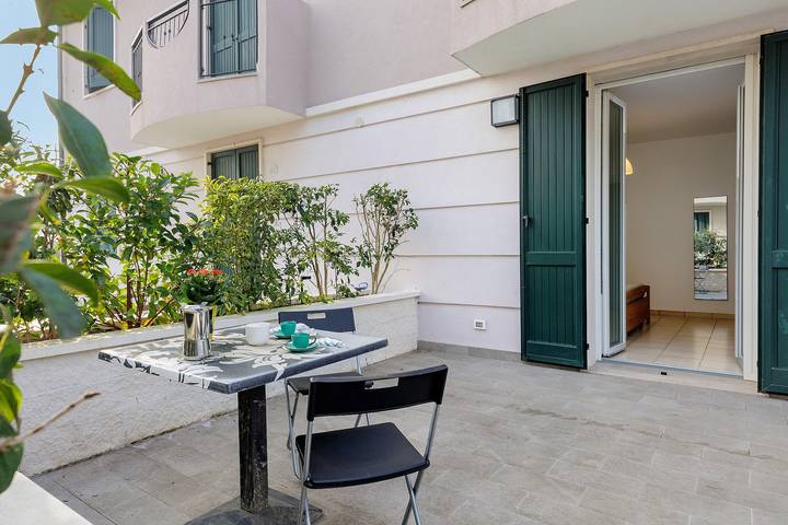 Ferienwohnung für 3 Personen, mit Garten in Venetien