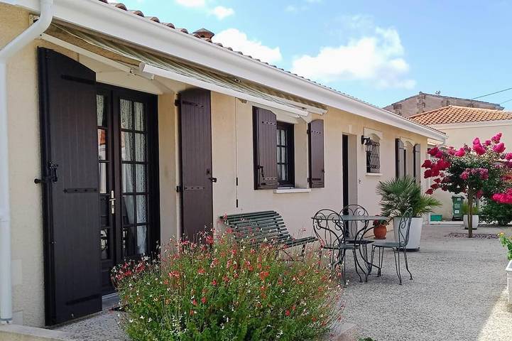 Appartement de vacances pour 5 personnes, avec jardin