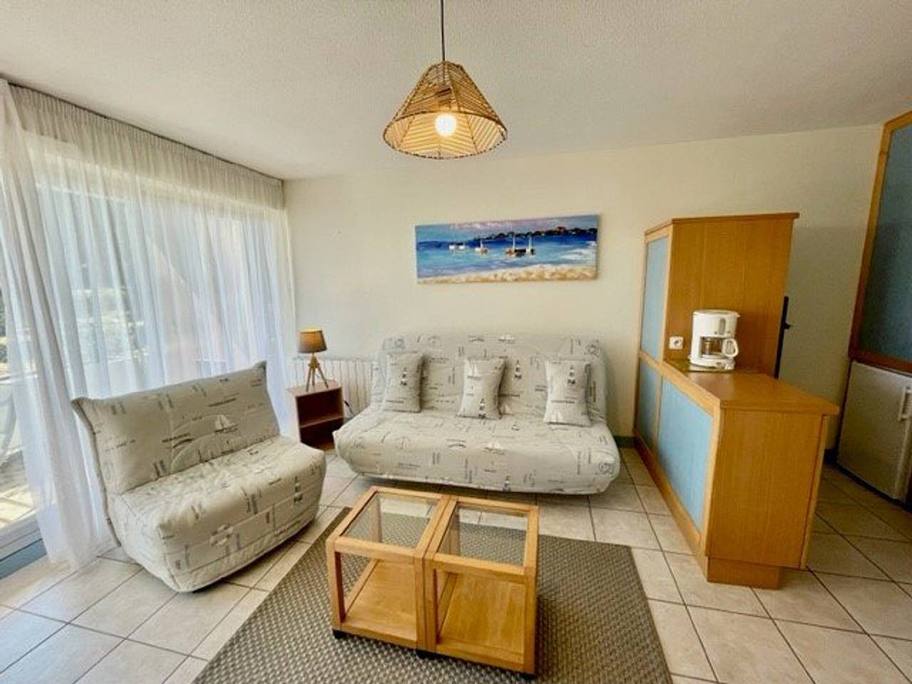 Studio entier, Studio charmant 30m² à Quiberon, proche plage, quartier calme, 4 pers, bien équipé in Quiberon, Côte des Mégalithes