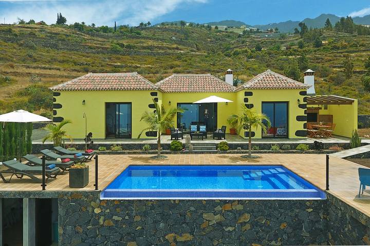 Casa de vacaciones para 4 personas, con Terraza además de Jardín y Vistas al lago en La Palma - 3
