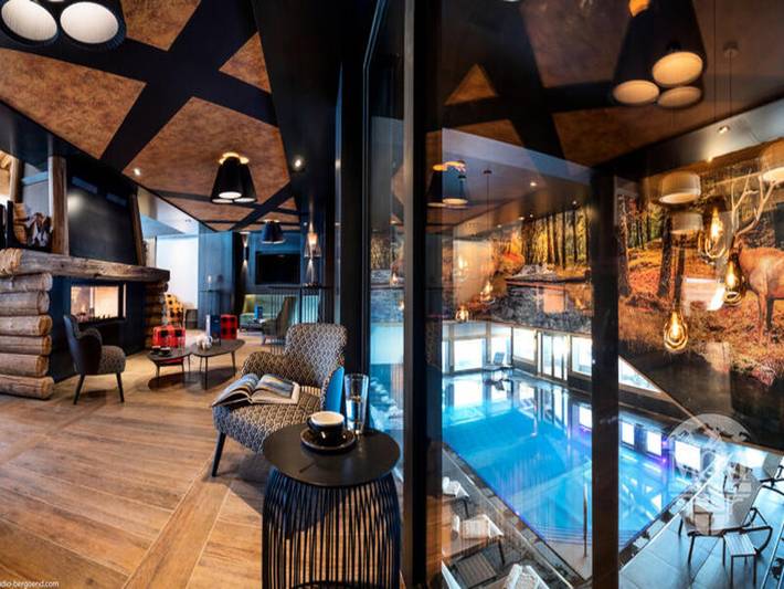 Gîte pour 4 personnes, avec sauna ainsi que piscine et balcon, adapté aux familles à Villard-sur-Doron - 4