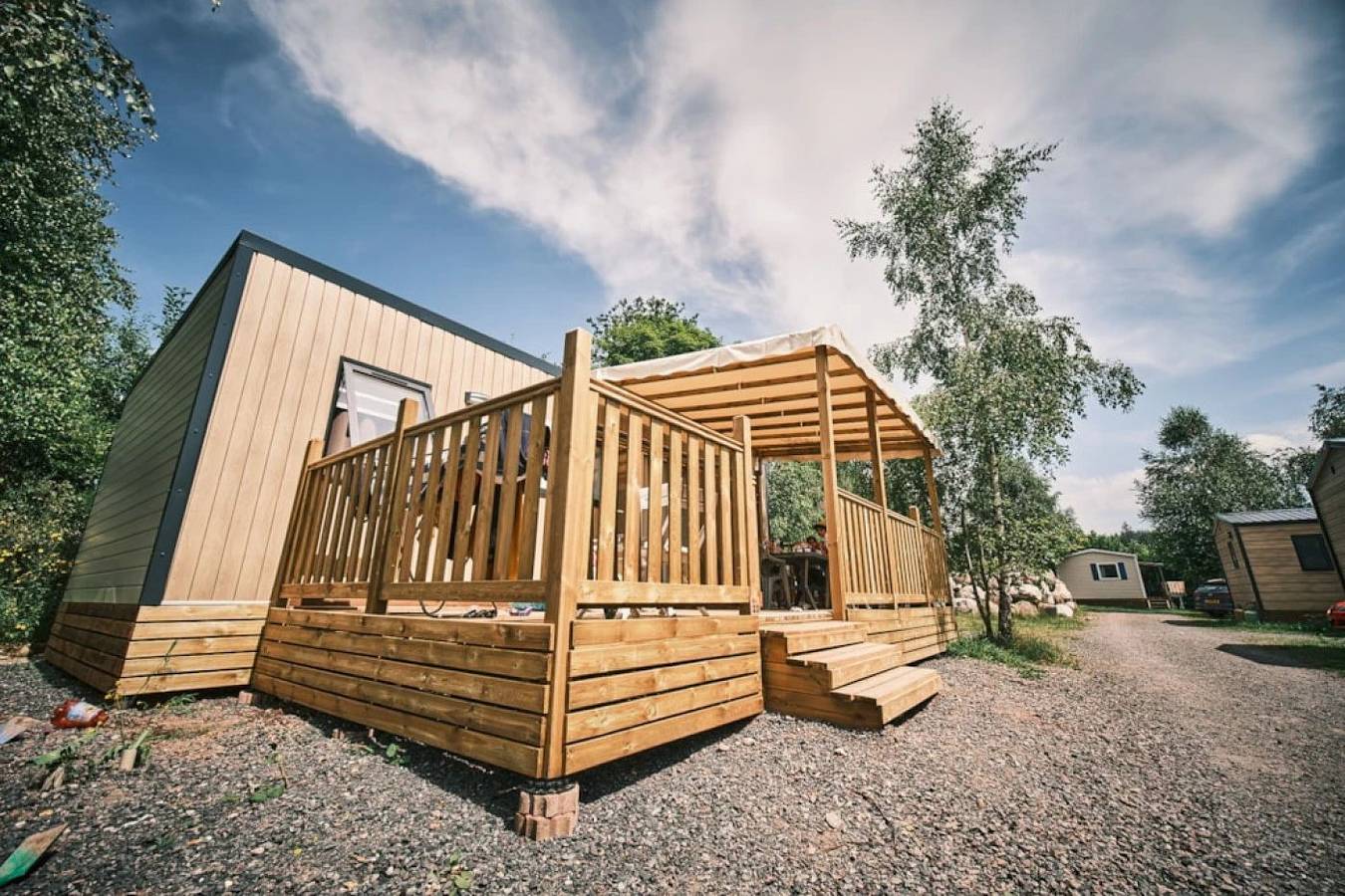 Zecamping 4 étoiles familial piscine couverte mobil-home Tv Lv 36m2 in Granges-Aumontzey, Parc naturel régional des Ballons des Vosges