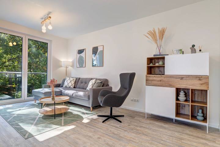 Ferienwohnung für 6 Personen, mit Sauna und Balkon sowie Seeblick, mit Haustier auf Usedom - 4