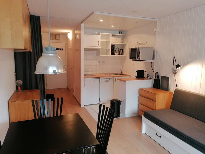 Studio pour 4 personnes, avec balcon à Tignes