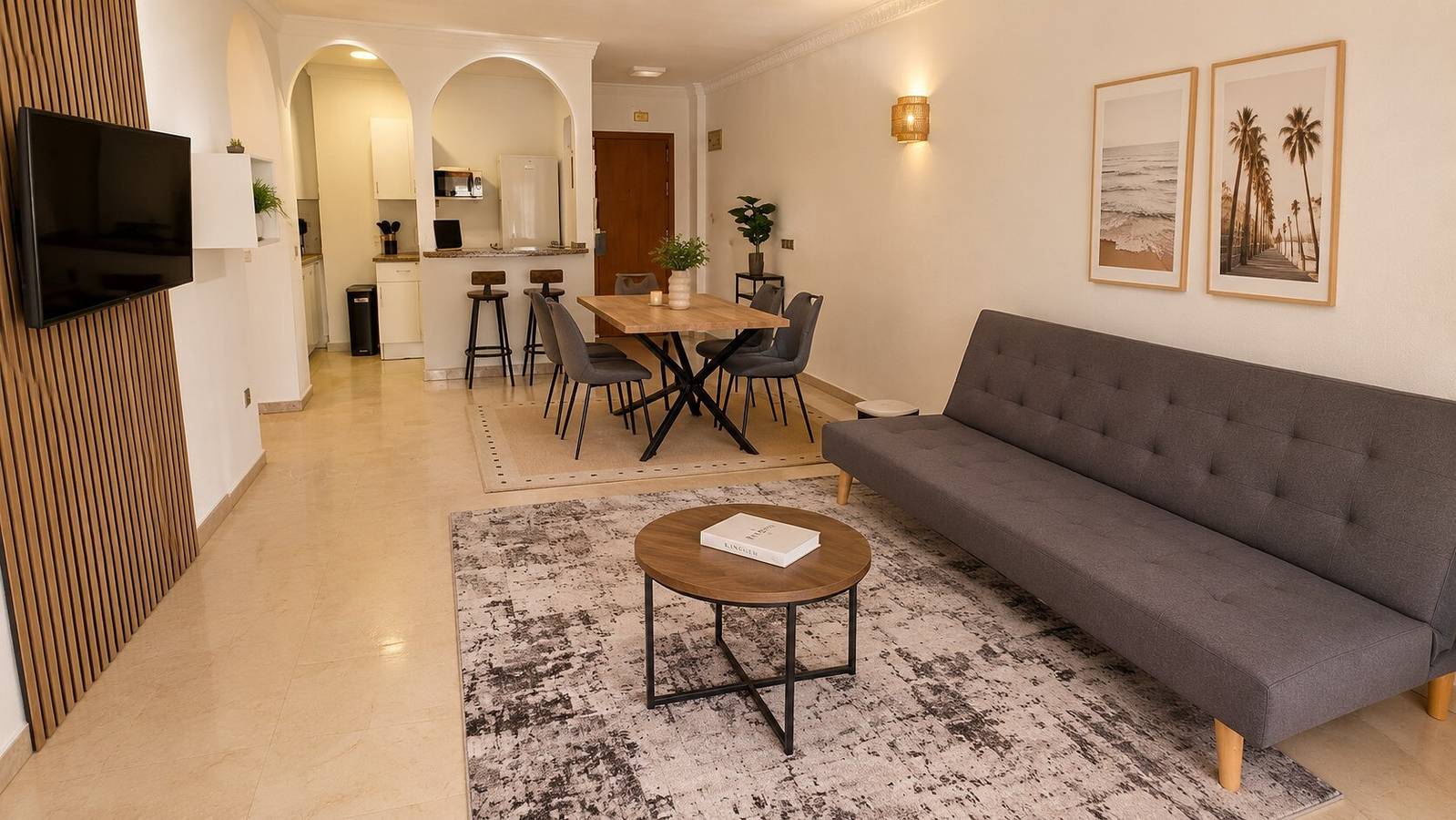 Apartamento entero, Appartement Palm Beach avec Piscine, Parking et Vue Mer à Fuengirola in Los Boliches, Fuengirola