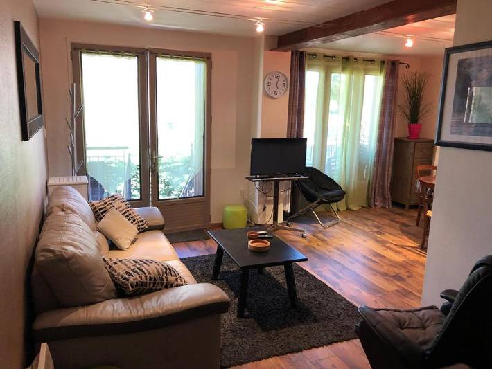Appartement de vacances pour 4 personnes, avec Balcon ainsi que Terrasse et Jardin