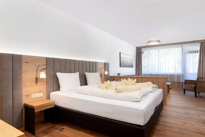 Ferienwohnung für 4 Personen, mit Garten und Sauna sowie Ausblick, mit Haustier im Salzkammergut