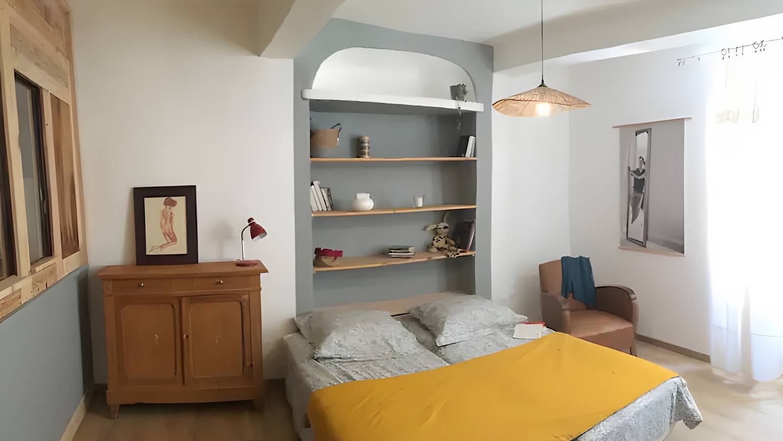 Apartamento entero, Apartamento 'Maison La Placette, Plan D'eau' con balcón, Wi-Fi y aire acondicionado in Sisteron, Forcalquier region