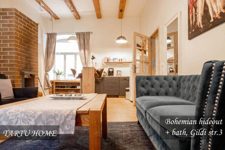 Gîte pour 4 personnes, avec vue et terrasse, animaux acceptés à Tartu