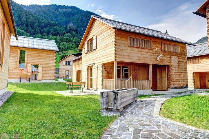Chalet für 6 Personen, mit Terrasse in Brand
