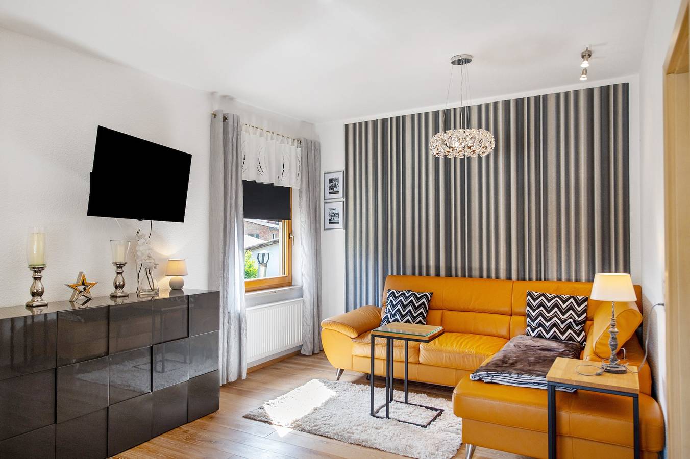 Apartamento entero, Apartamento vacacional "Gabi" con terraza compartida y Wi-Fi in Malchow, Fleesensee