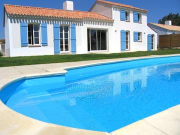 Gîte pour 6 personnes, avec piscine et jardin, animaux acceptés à L'Aiguillon-sur-Vie