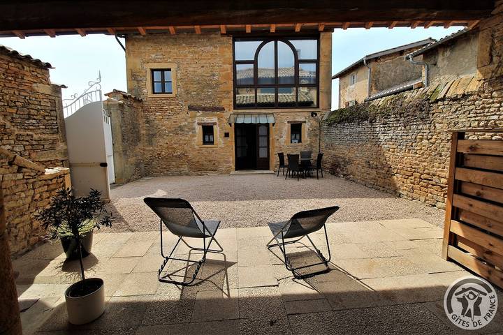 Maison de vacances pour 4 personnes, avec Jardin et Vue à Quincieux