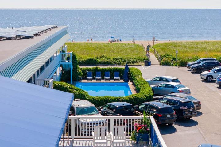 Hotel dla 2 osób, z taras i basen w Maine