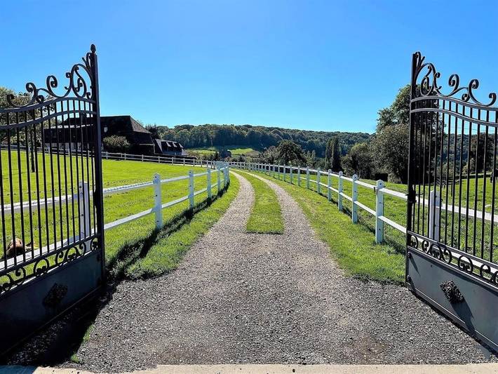 Maison de vacances pour 2 personnes, avec jardin et vue, animaux acceptés dans le Calvados