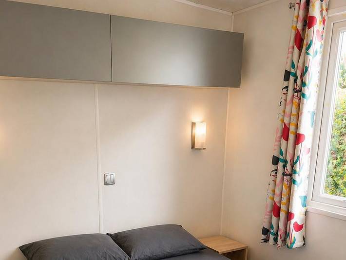 Camping Sites et Paysages - Camping de la Baie - Mobilheim 4 personen - Premium 2 ch. - Überdachte Terrasse - 30 m2 in Pendé, Abbeville und Umgebung