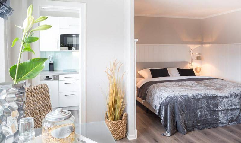 Ganze Wohnung, Modernes 1-Raum-Appartement in direkter Strandlage für 2 Personen. in Westerland, Sylt (Gemeinde)