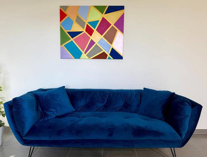 Location de vacances pour 8 personnes, avec jardin ainsi que vue et balcon à Villeneuve-Saint-Denis