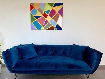 Gîte pour 8 personnes, avec vue ainsi que jardin et balcon à Villeneuve-Saint-Denis