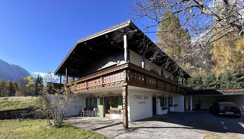 Hütte für 6 Personen, mit Ausblick und Garten sowie Sauna in Leutasch - 2