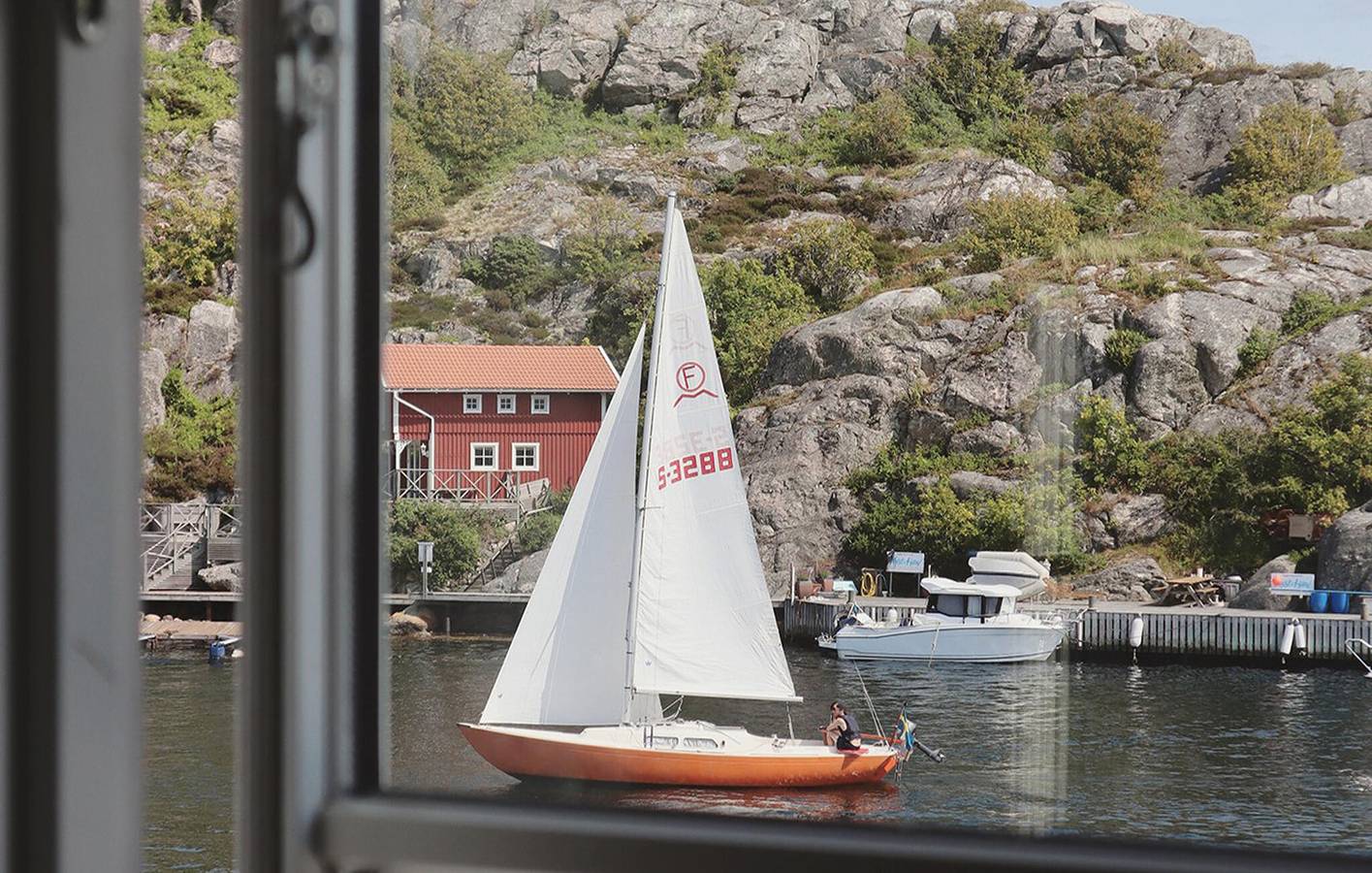 Hel semesterlägenhet, Lägenhet för 6 Personer med utsikt in Norra Västkusten