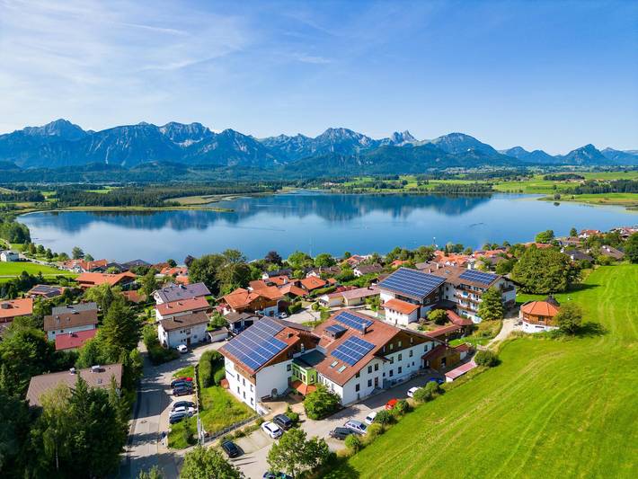 Hotel für 2 Personen, mit Terrasse und Garten sowie Sauna und Seeblick am Hopfensee