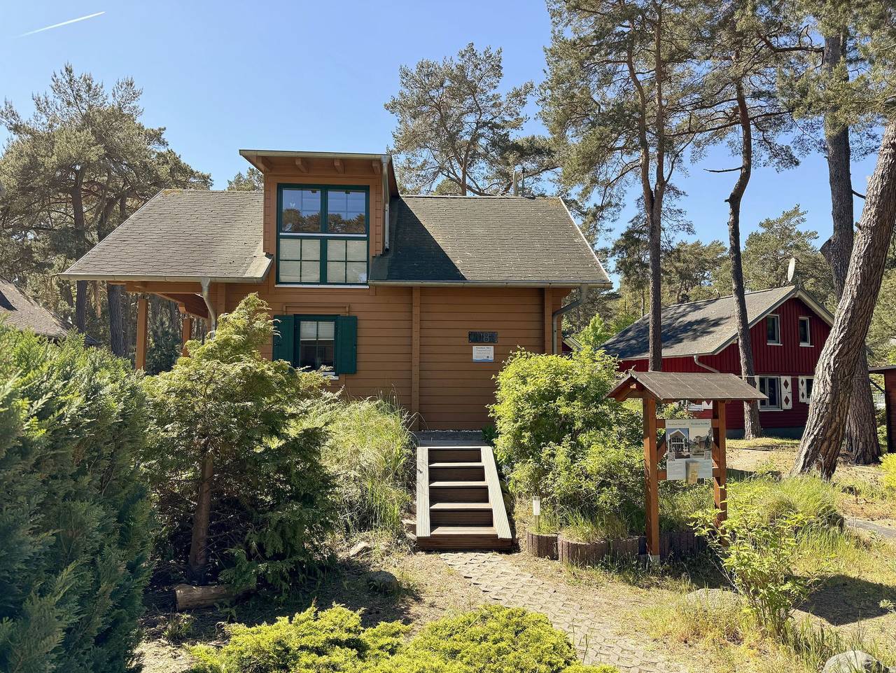 F: Ferienhaus Traumblick 108a -Strandpark- ca.50m Strand in Baabe, Rügen