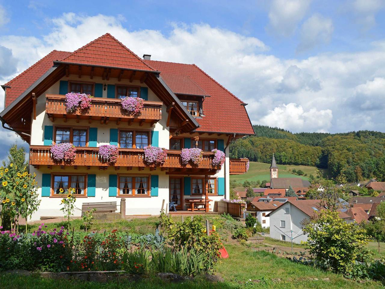 Wanglerhof - Ferienwohnung, Kappelenblick , 2 Schlafzimmer, 1 Wohnküche, max. 5 Personen in Schuttertal, Mittlerer Schwarzwald