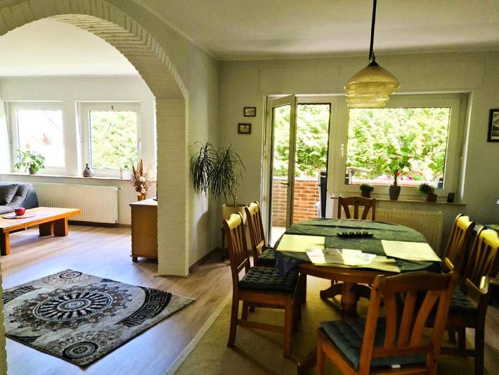 Ferienwohnung für 2 Personen, mit Balkon und Terrasse