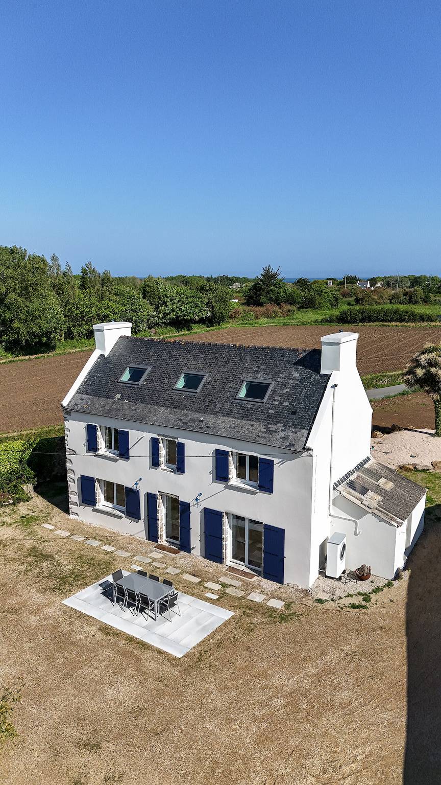 Ty Bidou, casa cerca del mar in Kerlouan, Región de Brest