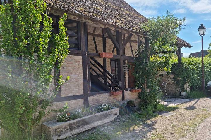 Cottage pour 15 personnes, avec jardin et jacuzzi, animaux acceptés à Gigny-sur-Saône