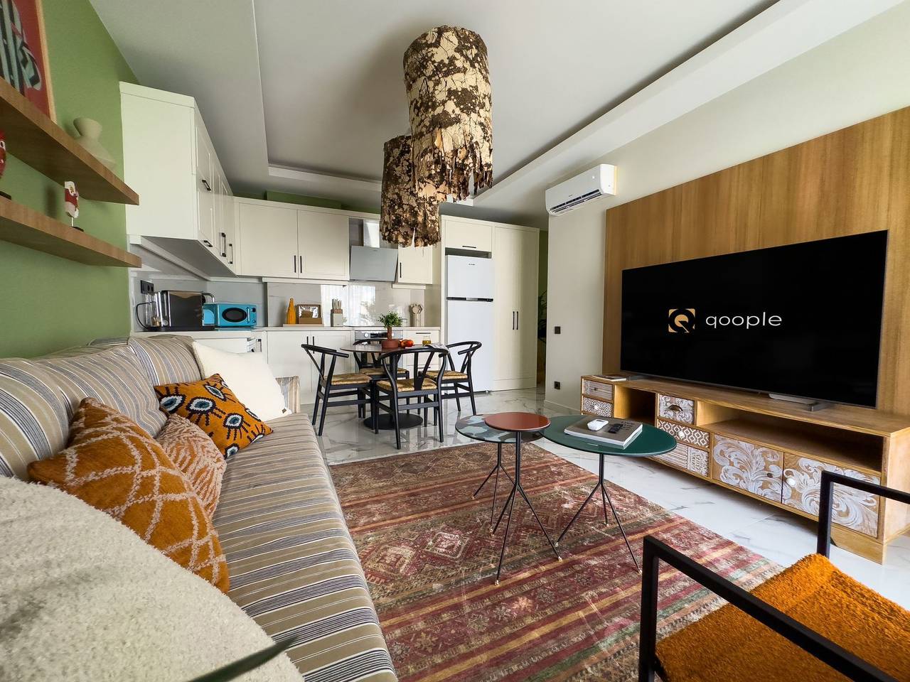 Appartement entier, Qoople Elite 4 Elize 29 neue Wohnung im Stadtzentrum in Alanya, Province d'Antalya